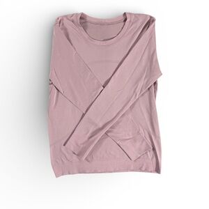 Lululemon Swiftly Relaxed Fit Long-Sleeve Pink/Lav Women's Top – Hip Length